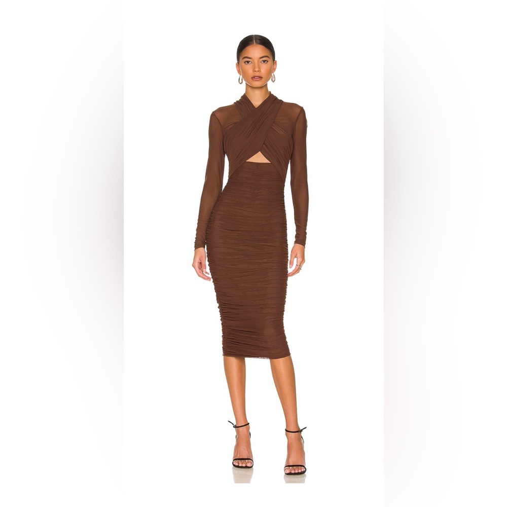 Bardot Rouched Dress